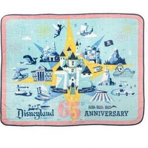 Disneyland Funko 65th Anniversary Fleece Blanket NEW